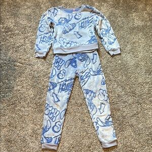 Disney Stitch Blue Kids Matching Set